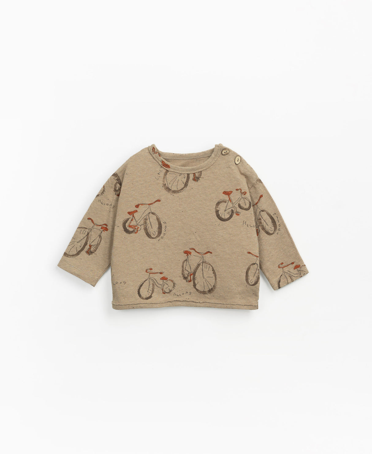 T-Shirt - Brown Bikes by Play Up