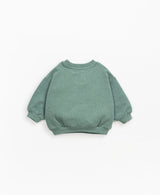 Sweater with kangaroo pocket - Green by Play Up