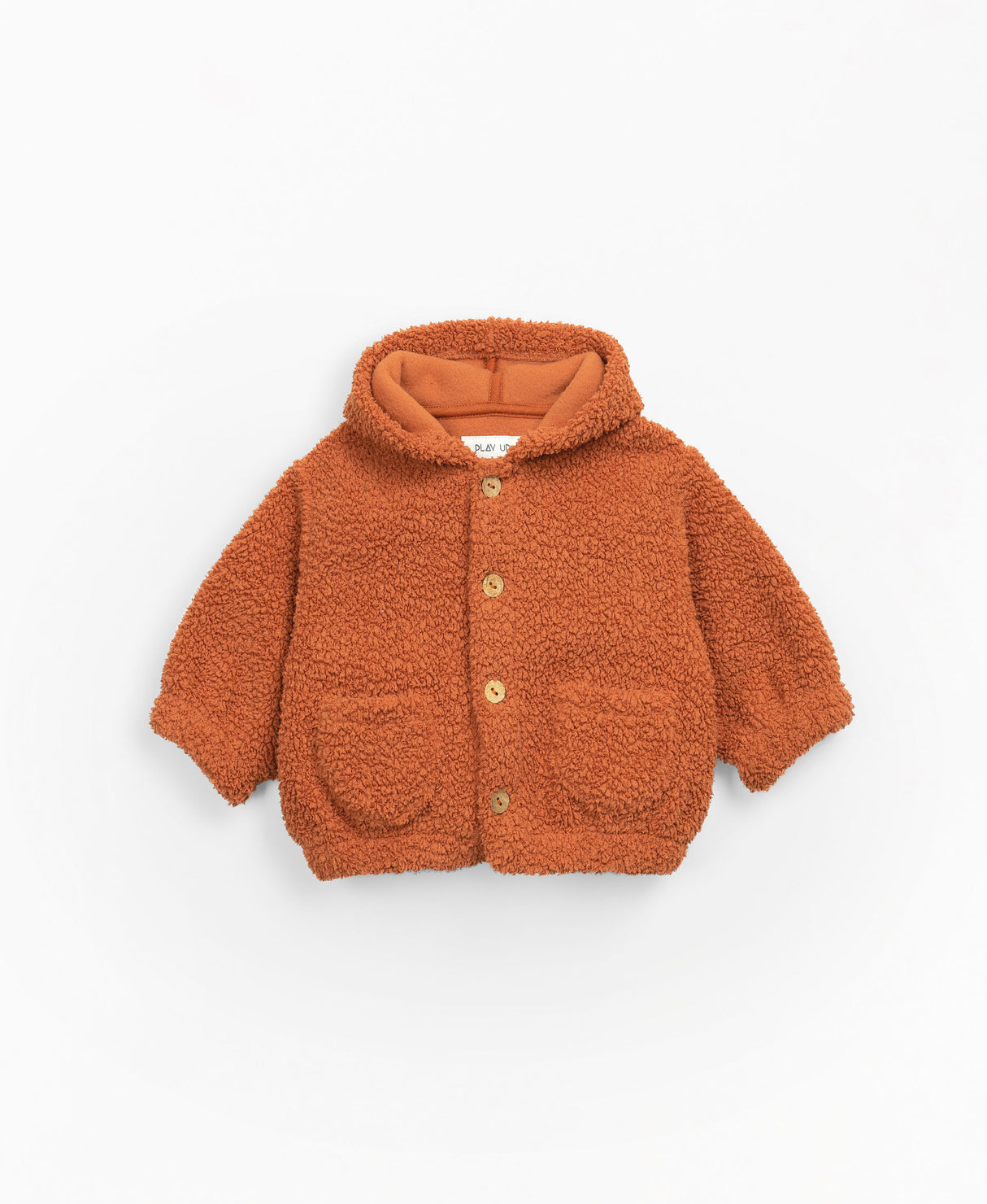 Fur jacket with fleece lining - Orange by Play Up