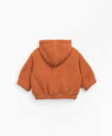 Fur jacket with fleece lining - Orange by Play Up