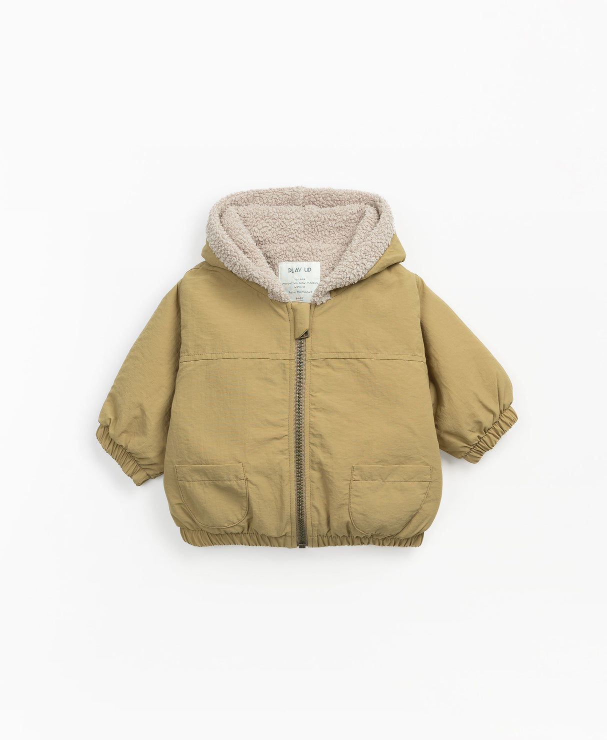 Fur-lined jacket - Tan by Play Up