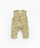 Padded jumpsuit - Yellow Chickens by Play Up
