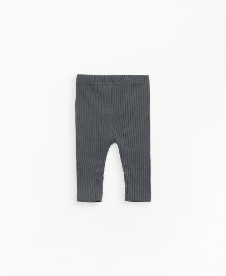 Ribbed Leggings - Navy by Play Up