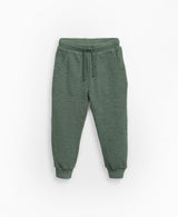 Cotton trousers with front pockets - Green by Play Up