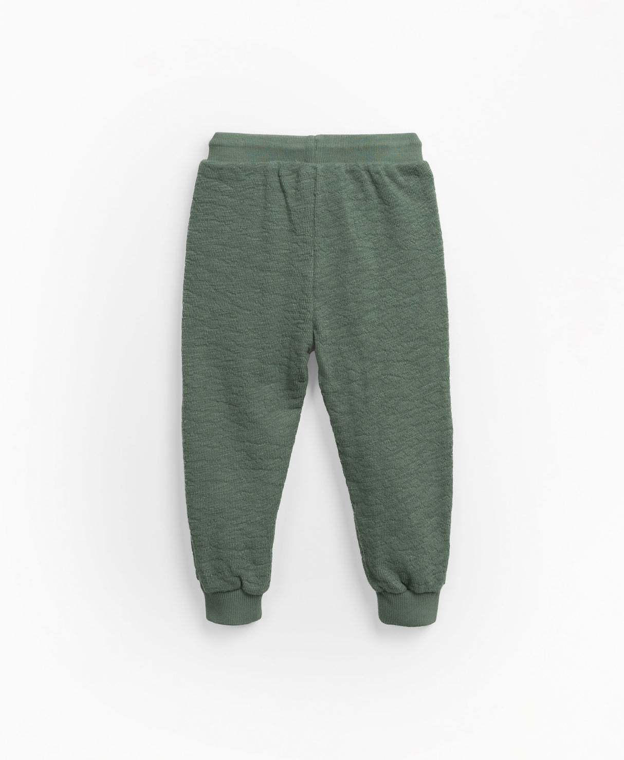 Cotton trousers with front pockets - Green by Play Up