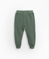 Cotton trousers with front pockets - Green by Play Up