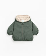 Fur-lined jacket - Green by Play Up