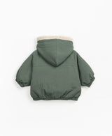 Fur-lined jacket - Green by Play Up