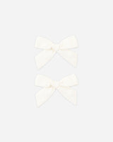 Bows, Set of 2 || Ivory by Rylee + Cru