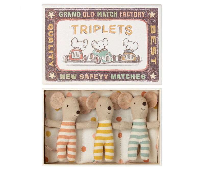 Baby Triplets in Box by Maileg