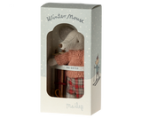 Winter Mouse with Ski Set, Big Sister by Maileg