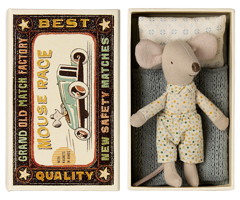 Little Brother, Mouse in Matchbox by Maileg