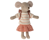 Tricycle Mouse, Big Sister - Coral by Maileg