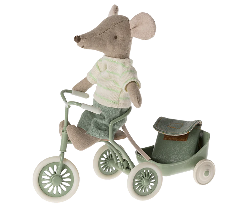 Tricycle Mouse, Big Brother - Mint by Maileg