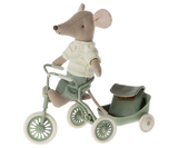 Tricycle Mouse, Big Brother - Mint by Maileg