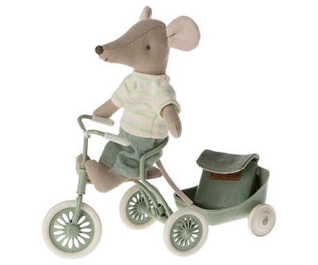 Tricycle Mouse, Big Brother - Mint by Maileg