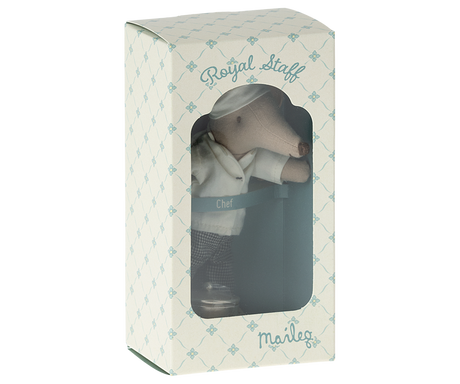 Chef mouse w. soup pot and spoon by Maileg