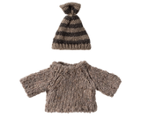 Knitted sweater and hat, Big brother mouse by Maileg