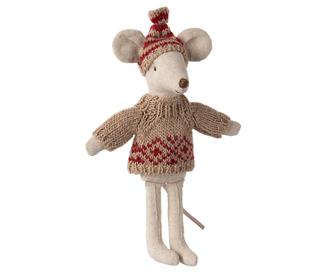 Knitted sweater and hat, Mum mouse by Maileg