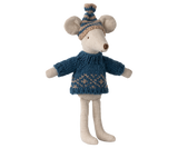 Knitted sweater and hat, Dad mouse by Maileg
