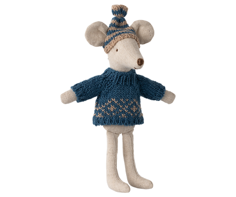 Knitted sweater and hat, Dad mouse by Maileg