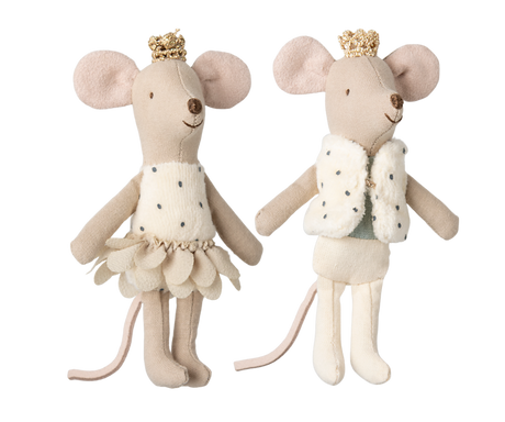 Royal twin mice, Little sister and brother in matchbox by Maileg
