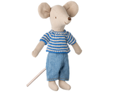 Knitted sweater and pants, Big brother mouse by Maileg