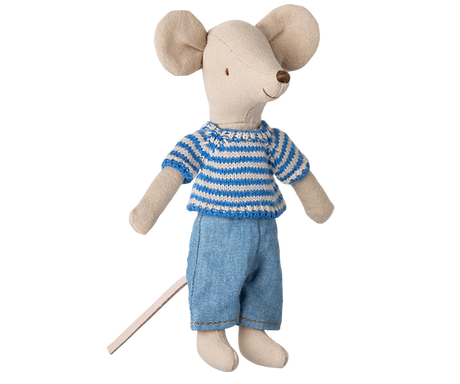 Knitted sweater and pants, Big brother mouse by Maileg