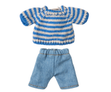Knitted sweater and pants, Big brother mouse by Maileg