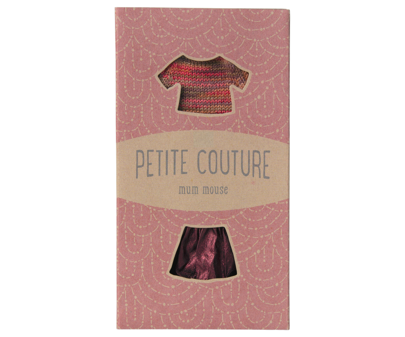 Skirt and knitted blouse, Mum mouse by Maileg