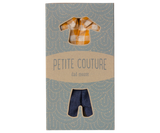 Yellow checked shirt and pants, Dad mouse by Maileg