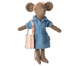 Denim dress and bag, Mum mouse by Maileg