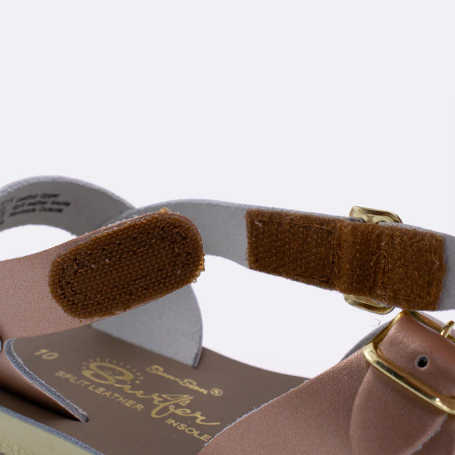Sun-San Surfer H&L - Rose Gold by Salt Water Sandals