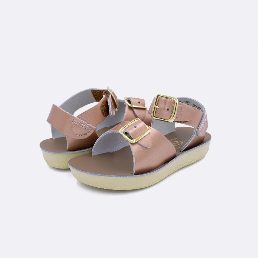 Sun-San Surfer H&L - Rose Gold by Salt Water Sandals