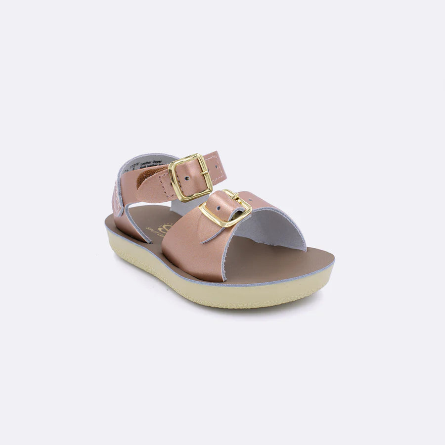 Sun-San Surfer H&L - Rose Gold by Salt Water Sandals