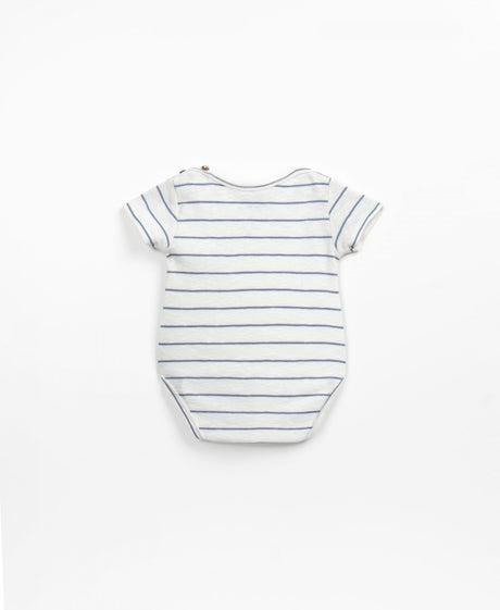 Striped body with shoulder opening | Sea by Play Up