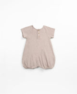 Short Sleeve Jersey Jumpsuit - Crochet by Play Up