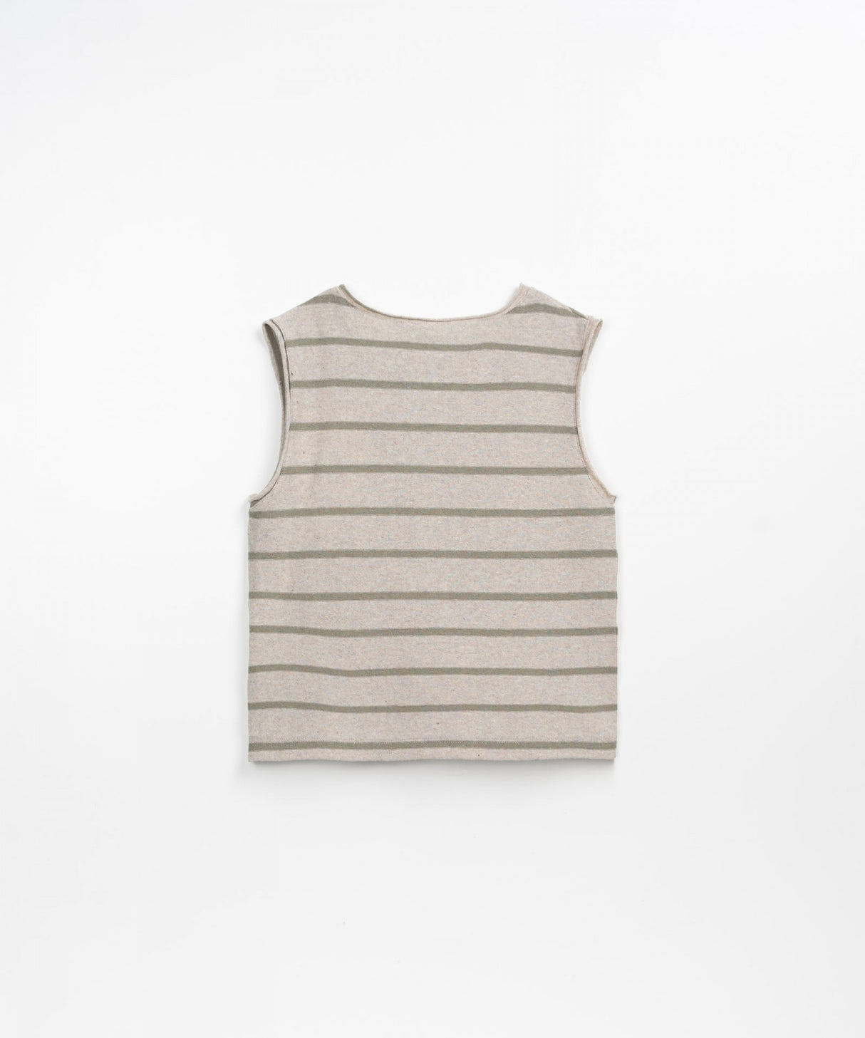 Striped Jersey Sleeveless T-Shirt by Play Up