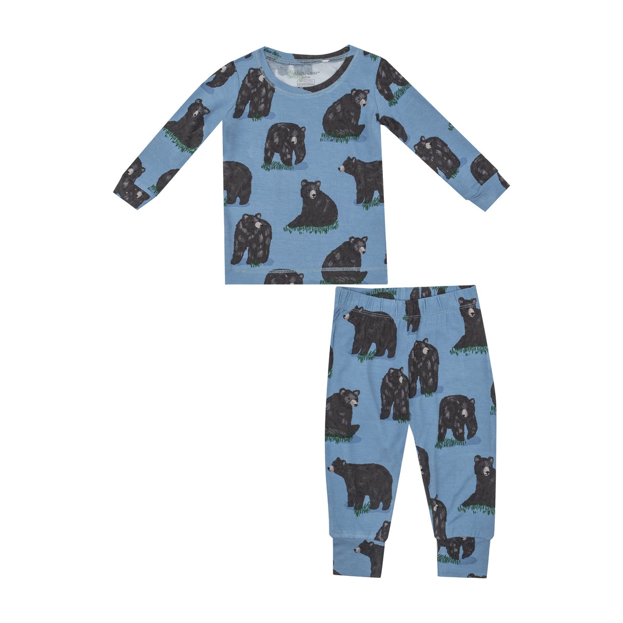Long Sleeve Loungewear Set - Black Bears by Angel Dear