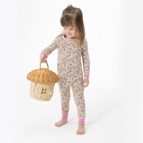 Long Sleeve Loungewear Set - Acorn Floral by Angel Dear
