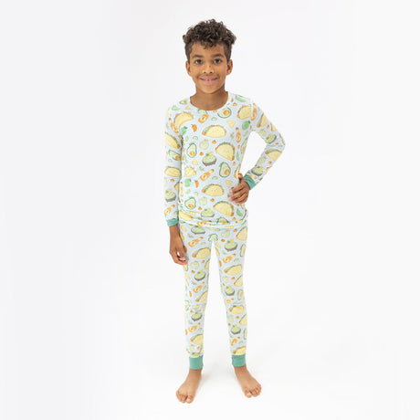 Long Sleeve Loungewear Set - Happy Tacos by Angel Dear