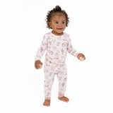 L/S Loungewear Set- Cowgirl Boots & Bows by Angel Dear