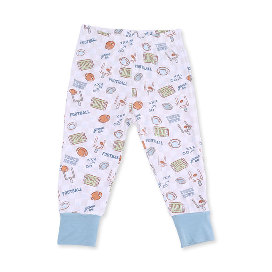 L/S Loungewear Set- Football Check by Angel Dear