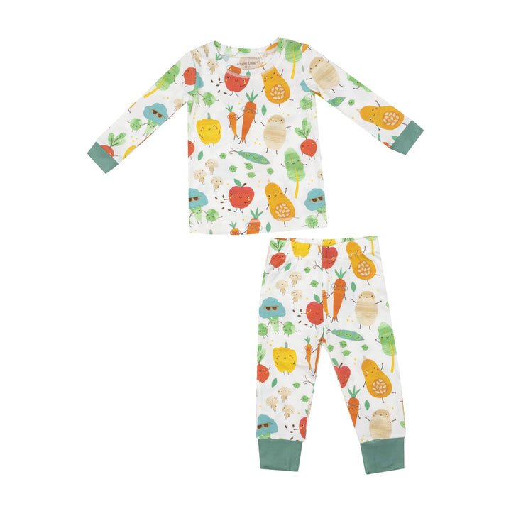 Long Sleeve Loungewear Set - Fall Veggies by Angel Dear