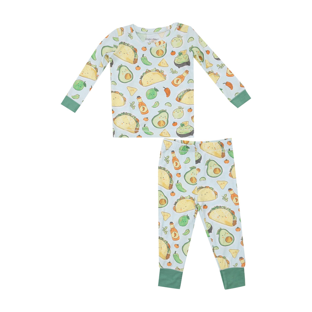 Long Sleeve Loungewear Set - Happy Tacos by Angel Dear