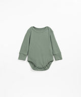 Ribbed bodysuit in organic cotton | Wooden Memories by Play Up
