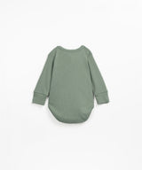 Ribbed bodysuit in organic cotton | Wooden Memories by Play Up