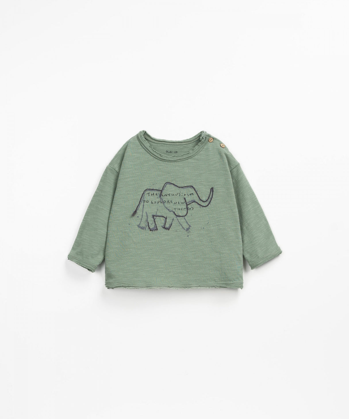 T-shirt with print | Wooden Memories by Play Up