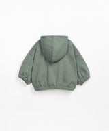 Jersey sweater with kangaroo pocket | Wooden Memories by Play Up