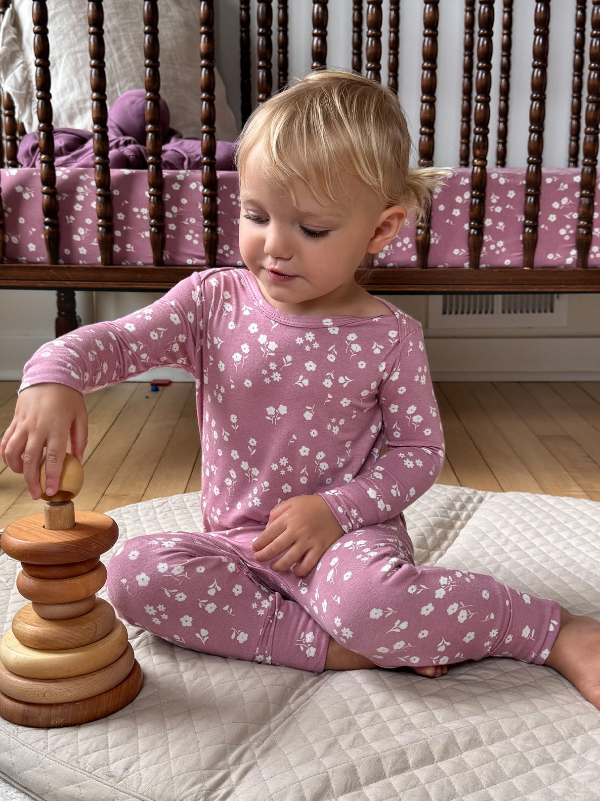 Convertible Pajama - Mini Floral by gunamuna